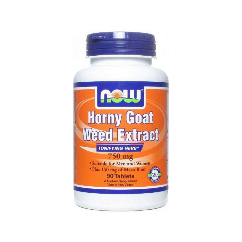 Now Horny Goat Weed Extract 750mg 90 Caps