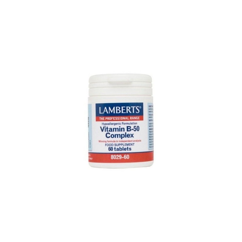 Lamberts Vitamina B-50 Complex 60 Comprimidos